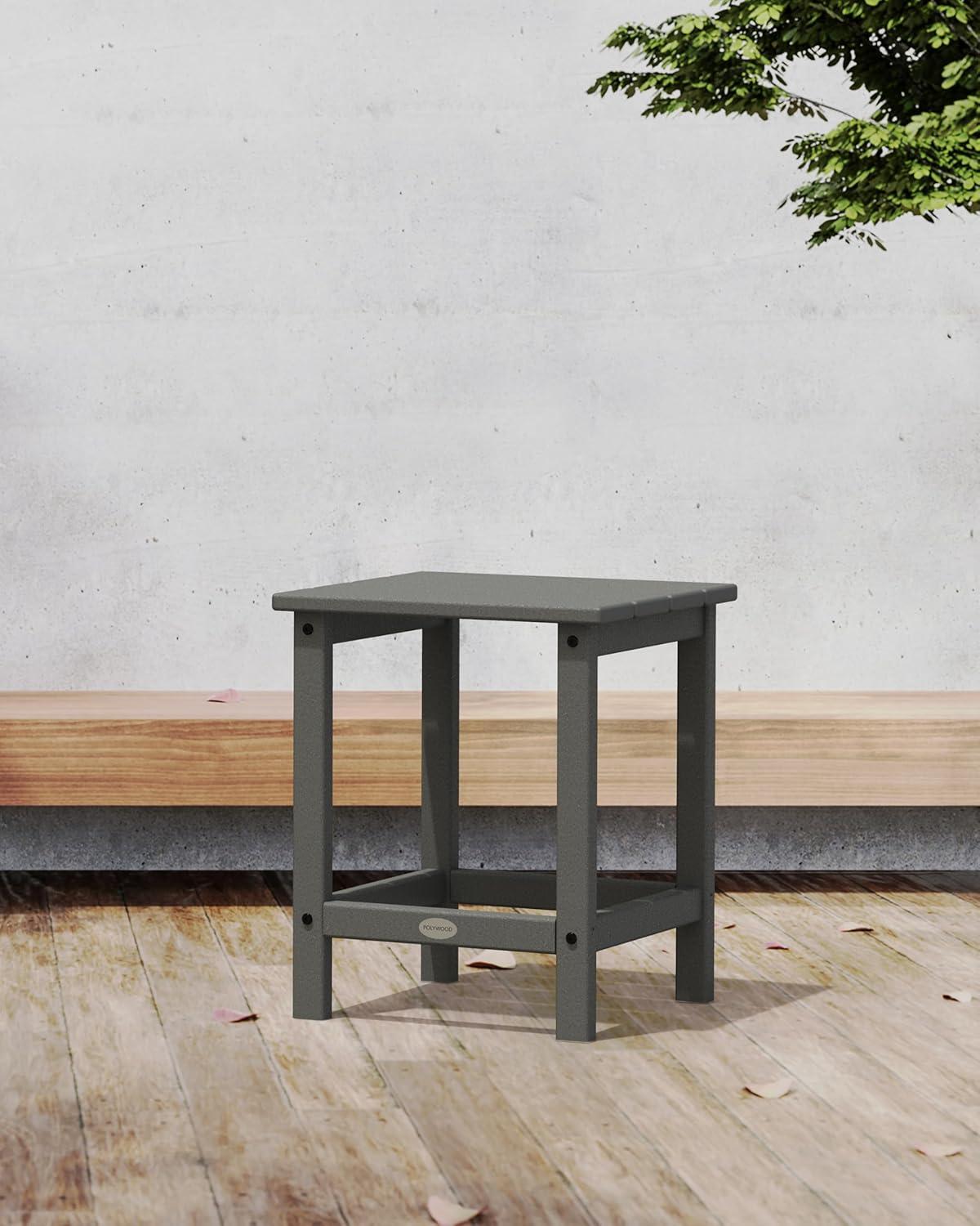 image:imagePOLYWOOD Long Island 18 Side Table WhiteSlate Grey
