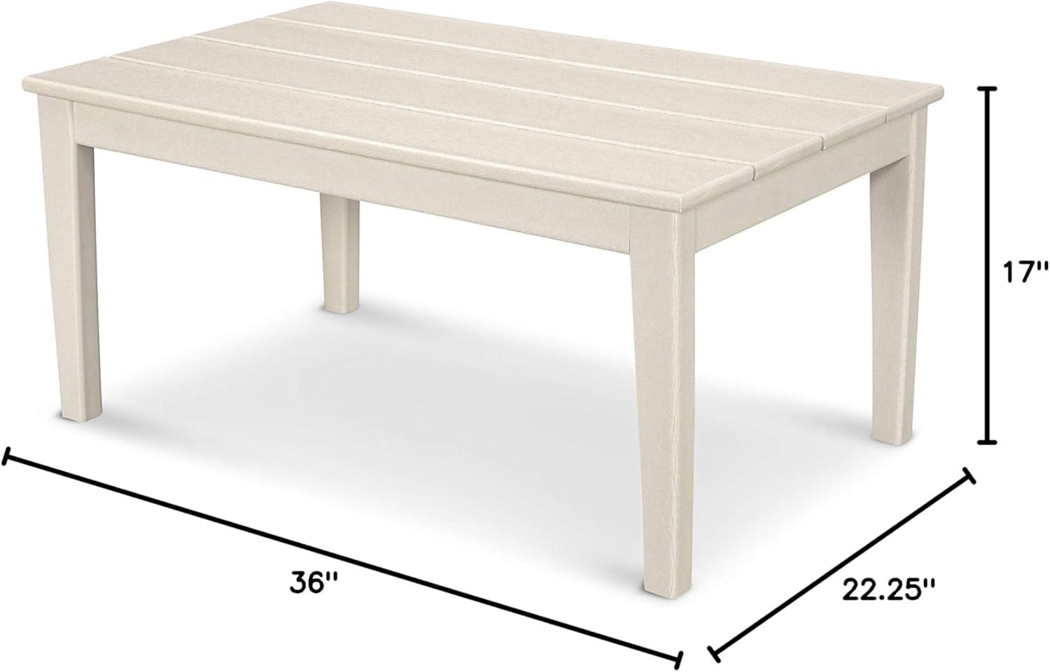 image:imagePOLYWOOD Newport 22 x 36 Coffee Table Slate GreySand