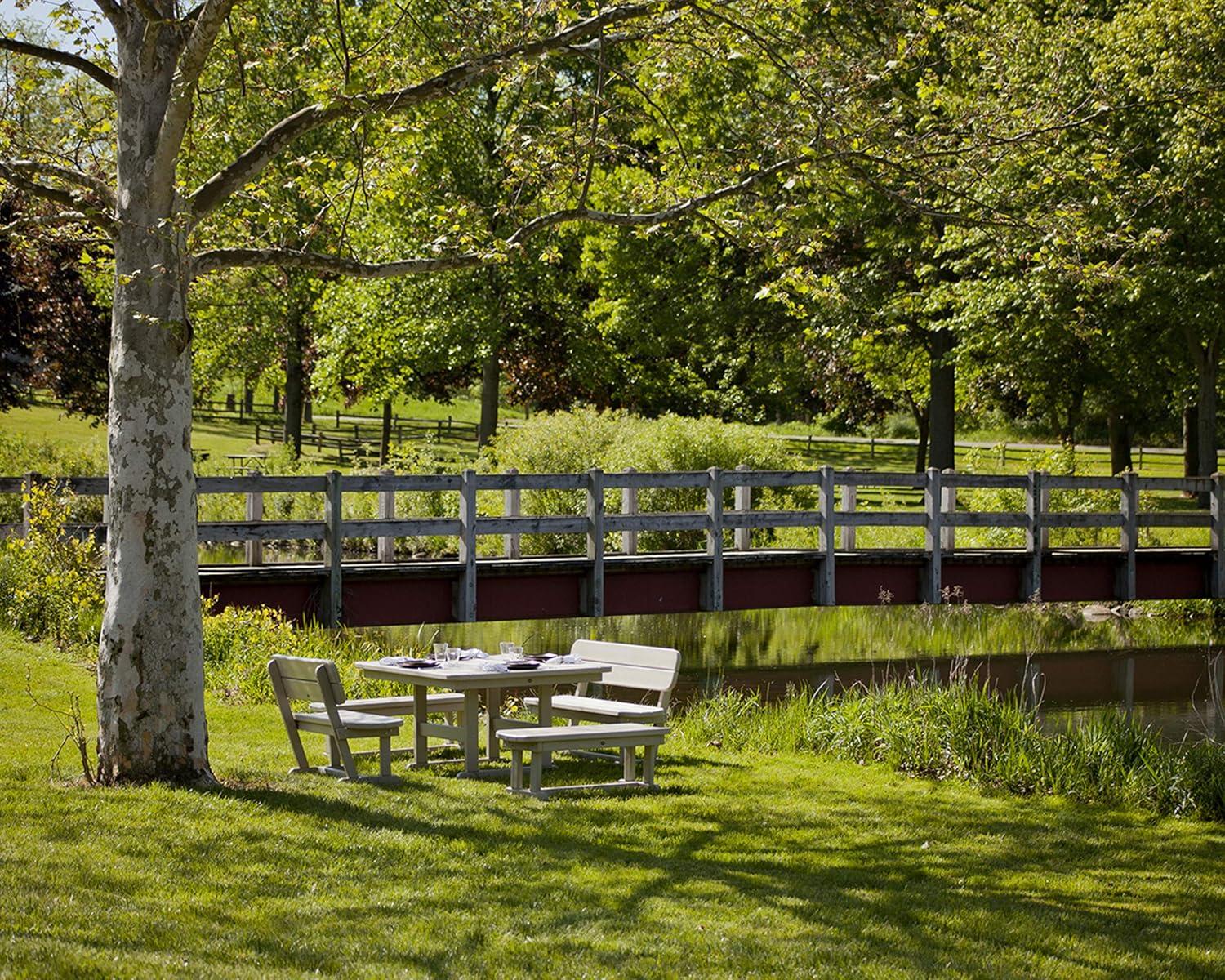 image:imagePOLYWOOD Park Dining Table Slate GreyTeak