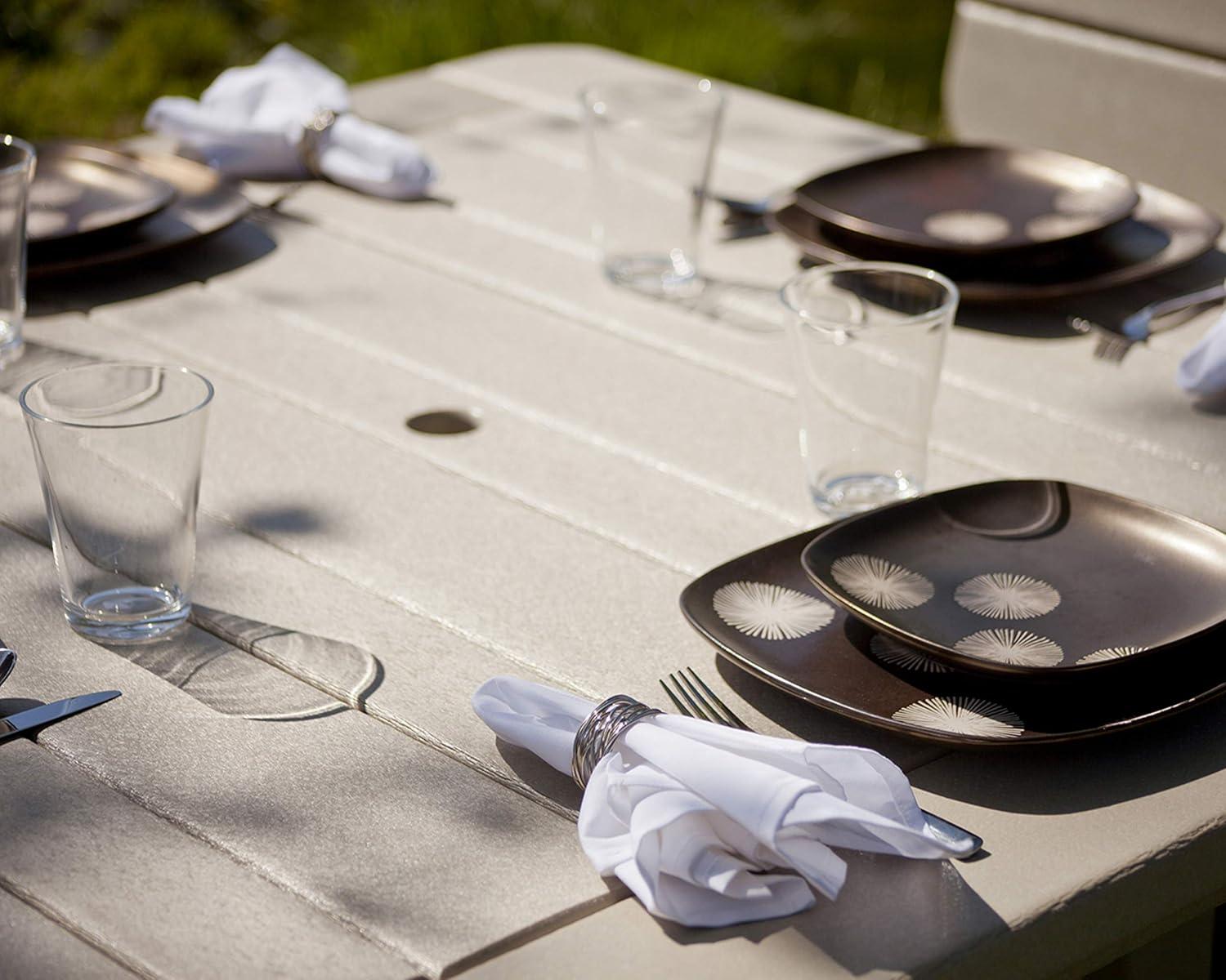 image:imagePOLYWOOD Park Dining Table Slate GreyWhite