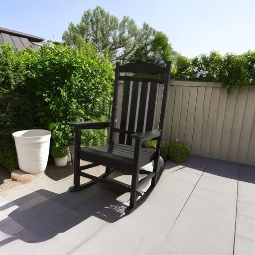 image:imagePOLYWOOD Presidential Rocking Chair in Slate GreyBlack