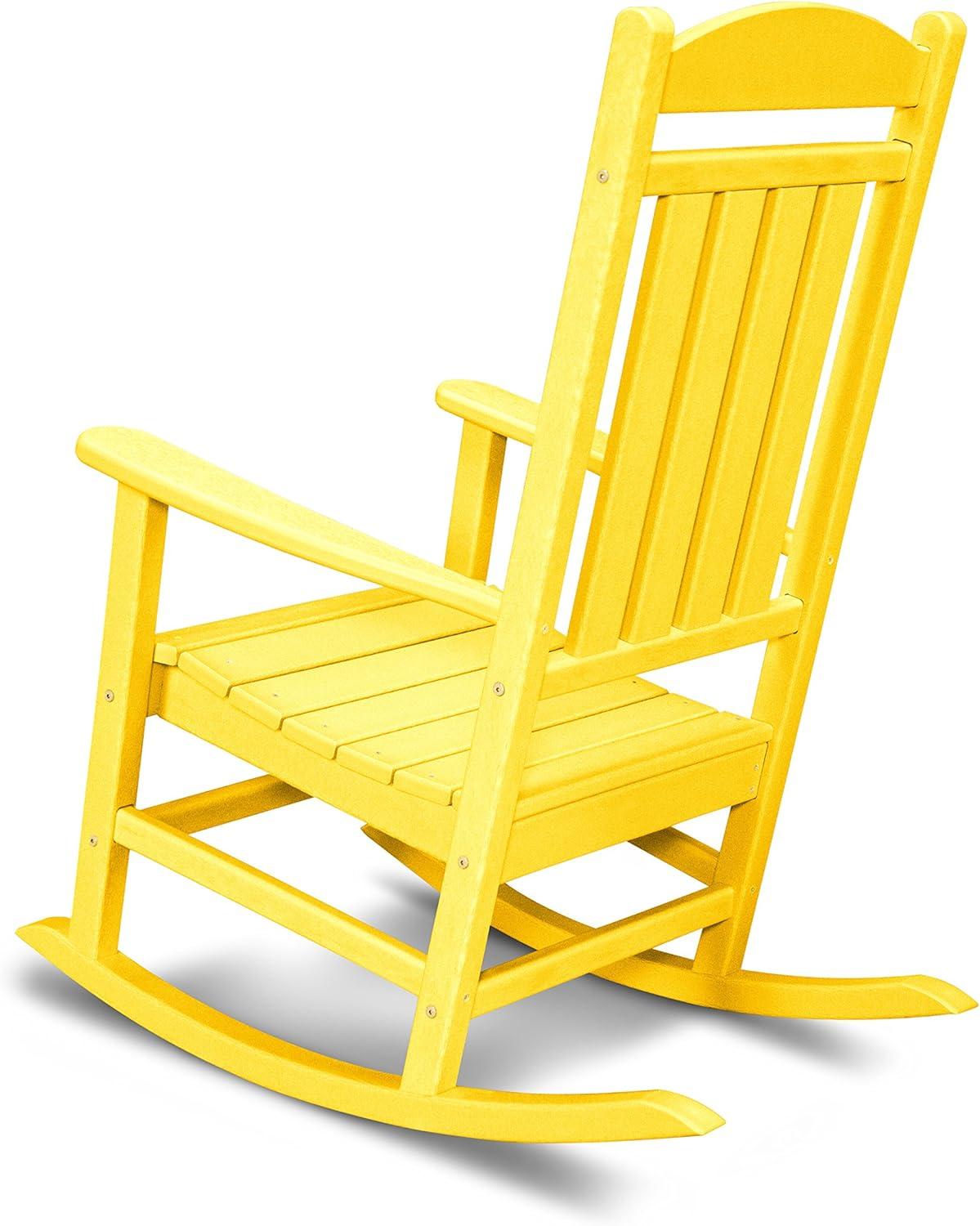 image:imagePOLYWOOD Presidential Rocking Chair in Slate GreyLemon