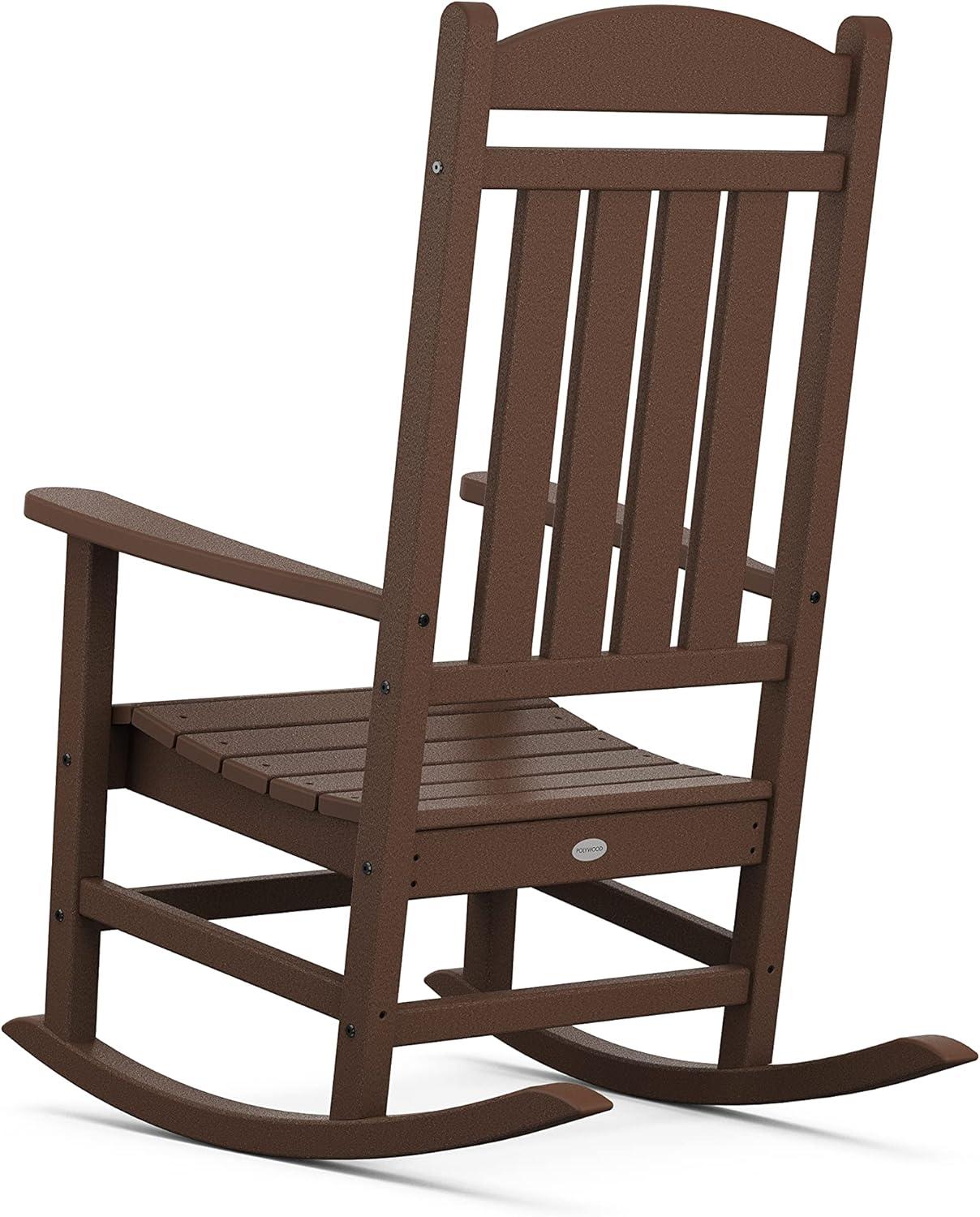 image:imagePOLYWOOD Presidential Rocking Chair in Slate GreyMahogany