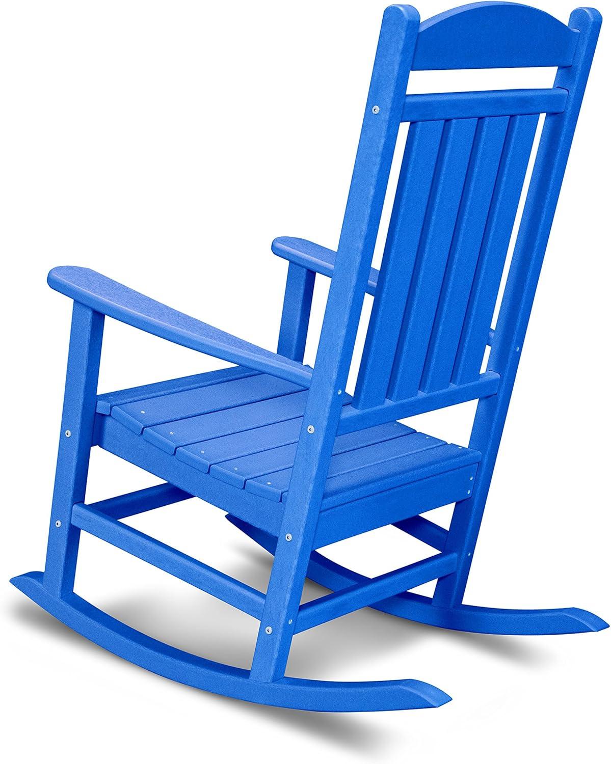 image:imagePOLYWOOD Presidential Rocking Chair in Slate GreyPacific Blue
