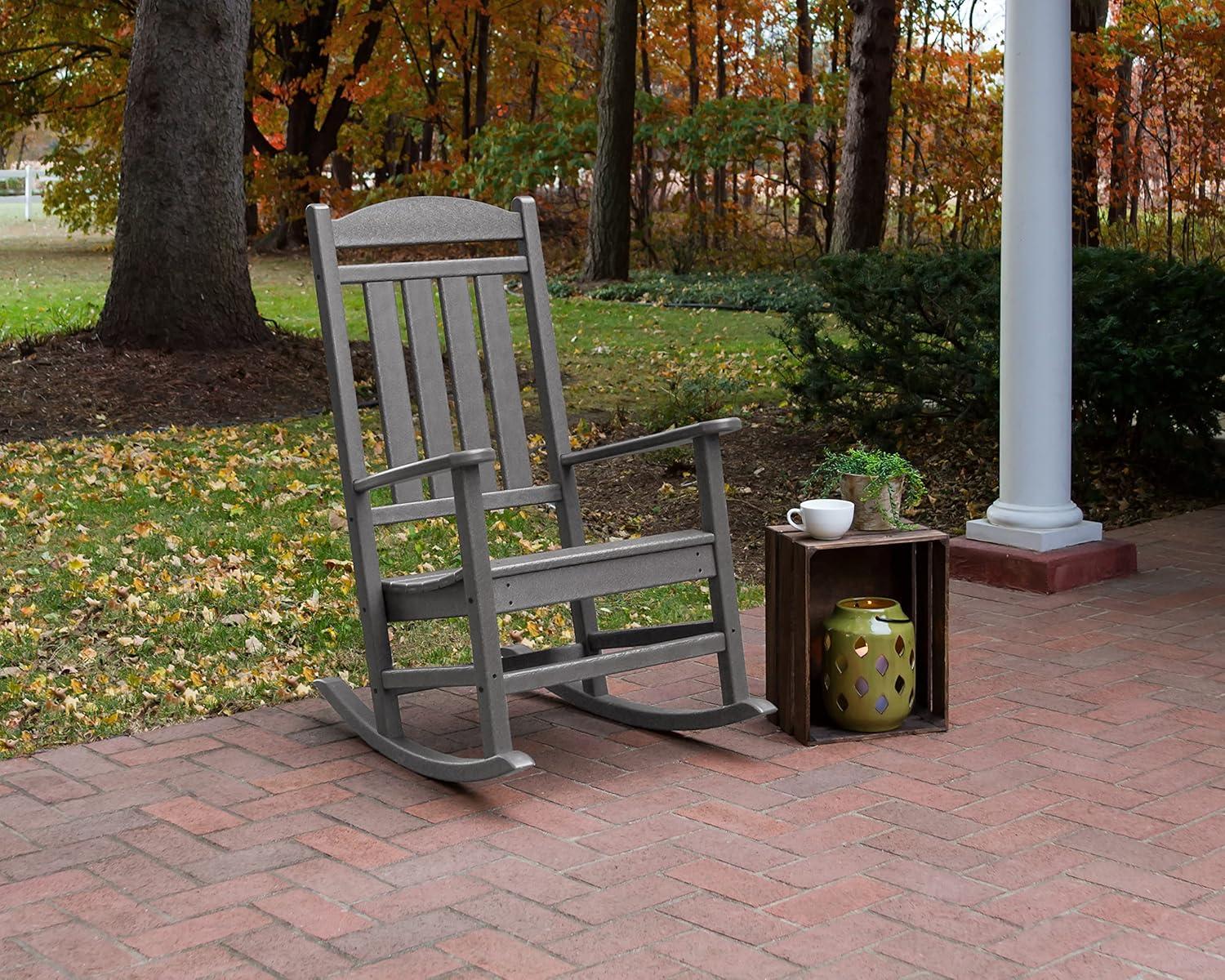 image:imagePOLYWOOD Presidential Rocking Chair in Slate GreySlate Grey