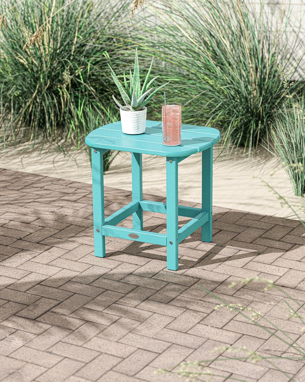image:imagePOLYWOOD SBT18WH South Beach 18 Outdoor Side Table WhiteAruba