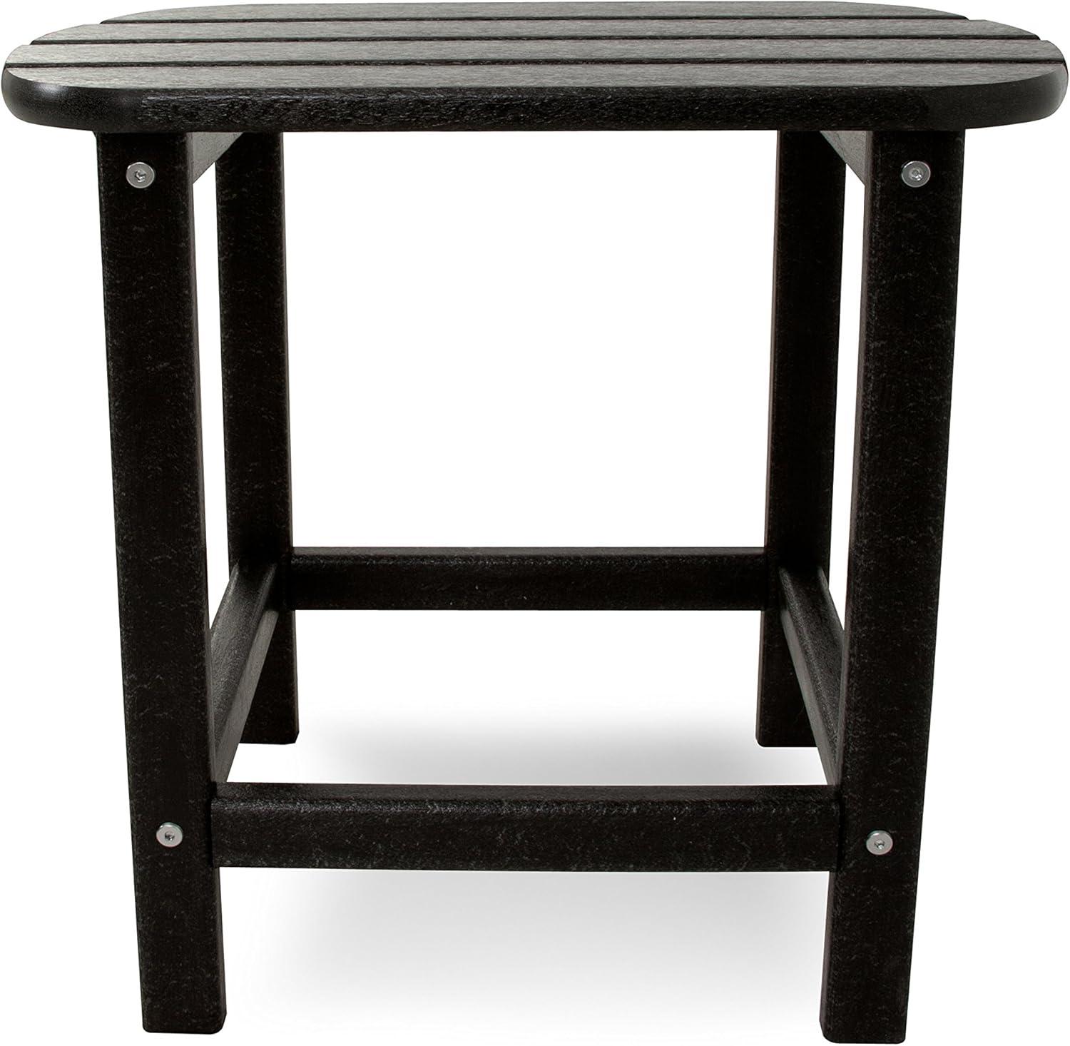 image:imagePOLYWOOD SBT18WH South Beach 18 Outdoor Side Table WhiteBlack
