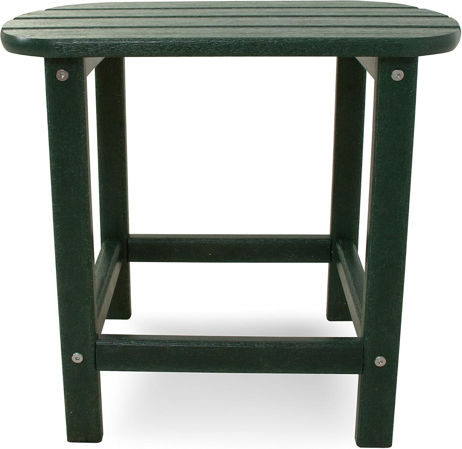 image:imagePOLYWOOD SBT18WH South Beach 18 Outdoor Side Table WhiteGreen