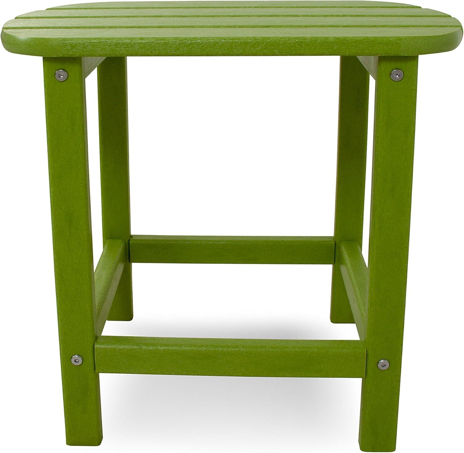 image:imagePOLYWOOD SBT18WH South Beach 18 Outdoor Side Table WhiteLime