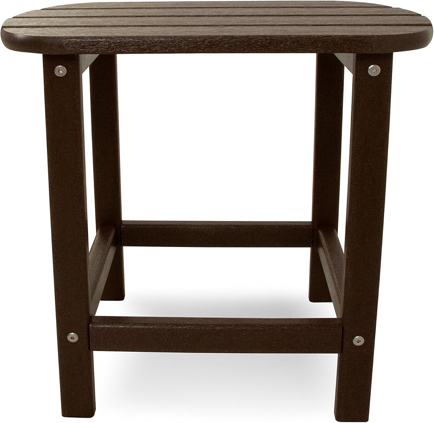 image:imagePOLYWOOD SBT18WH South Beach 18 Outdoor Side Table WhiteMahogany