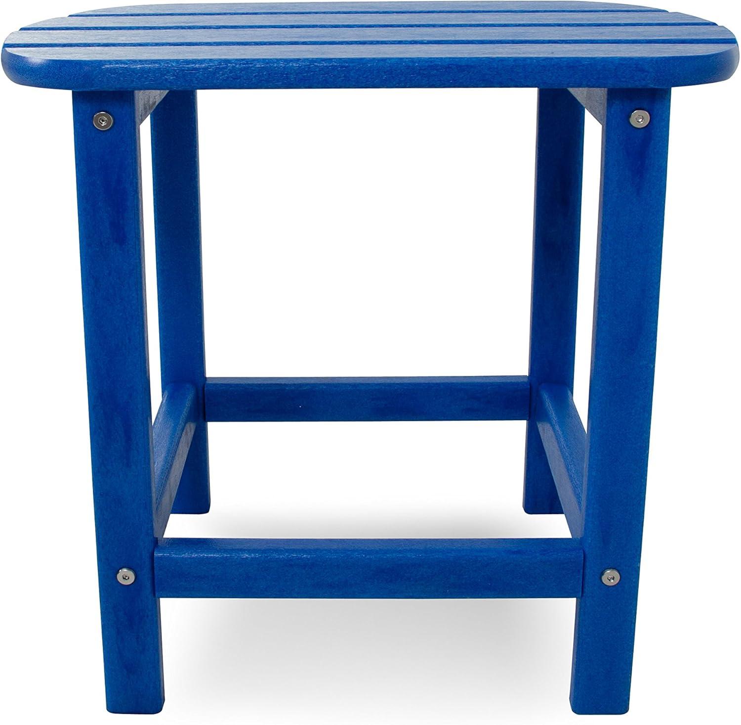 image:imagePOLYWOOD SBT18WH South Beach 18 Outdoor Side Table WhitePacific Blue