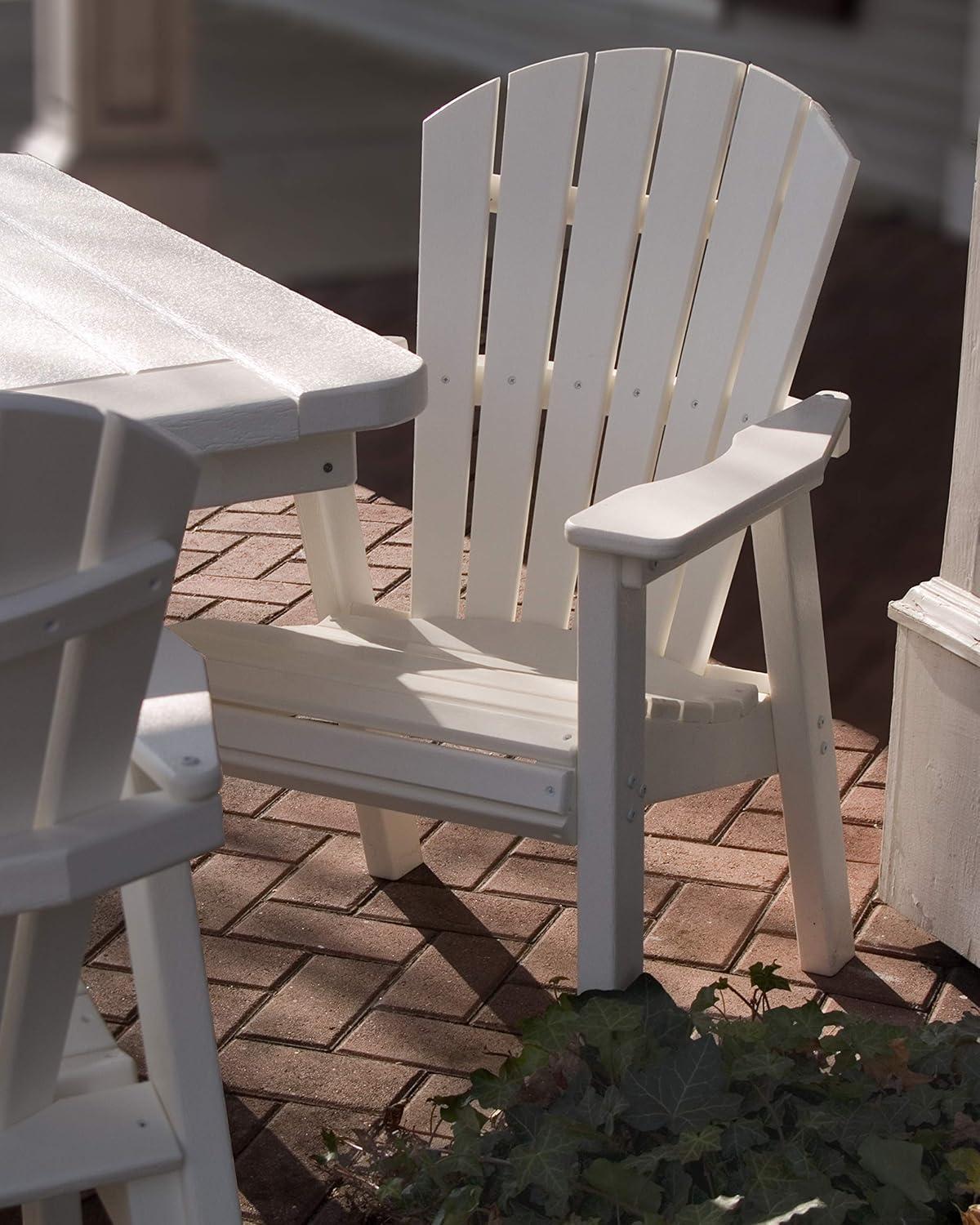 image:imagePOLYWOOD SHD19WH Seashell Casual Chair WhiteMahogany