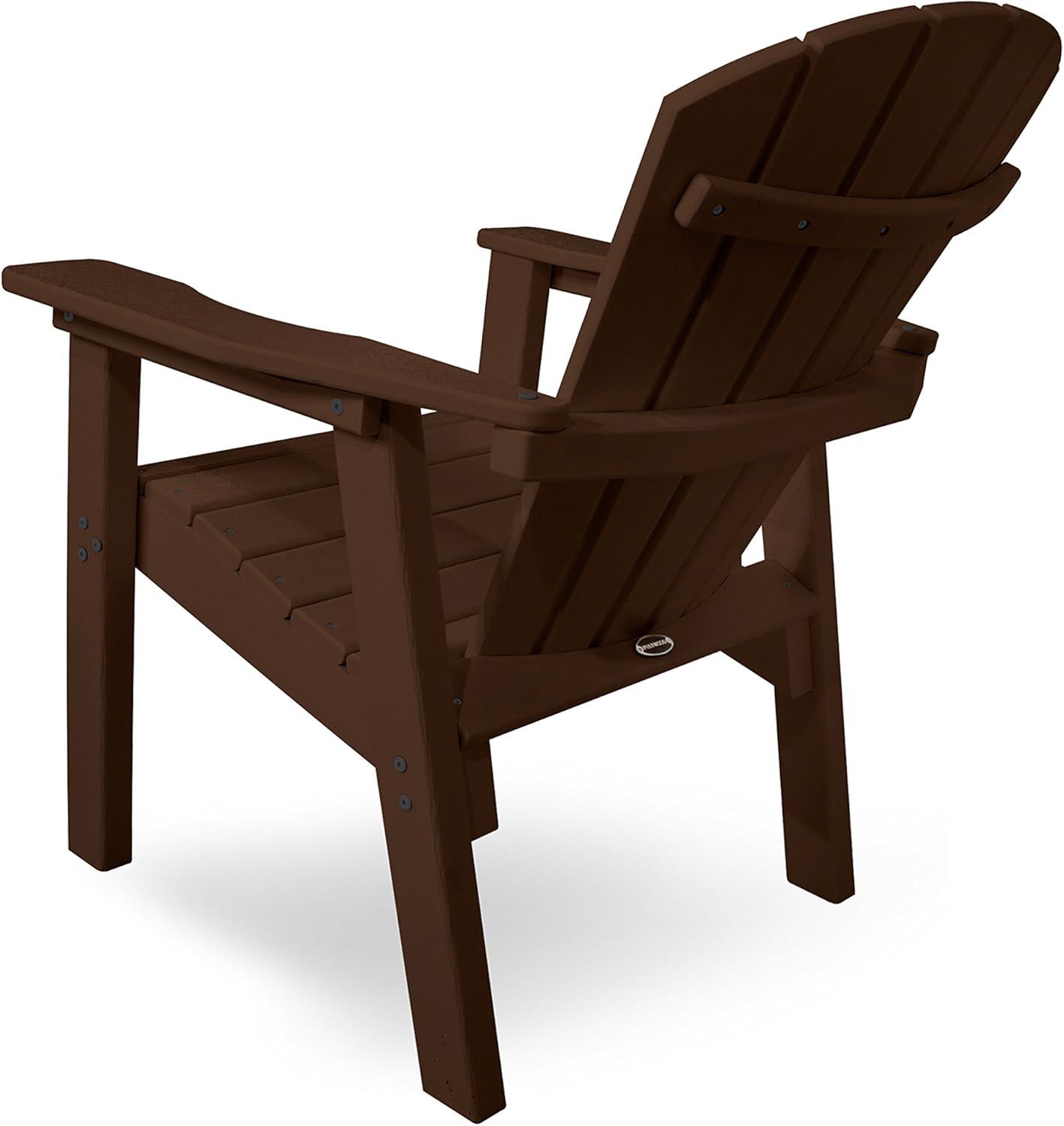 image:imagePOLYWOOD SHD19WH Seashell Casual Chair WhiteMahogany