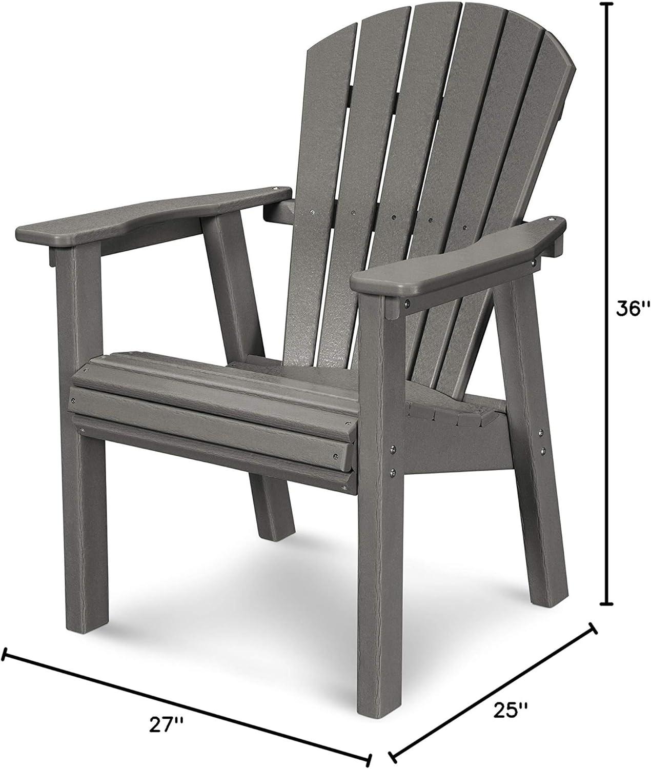 image:imagePOLYWOOD SHD19WH Seashell Casual Chair WhiteSlate Grey