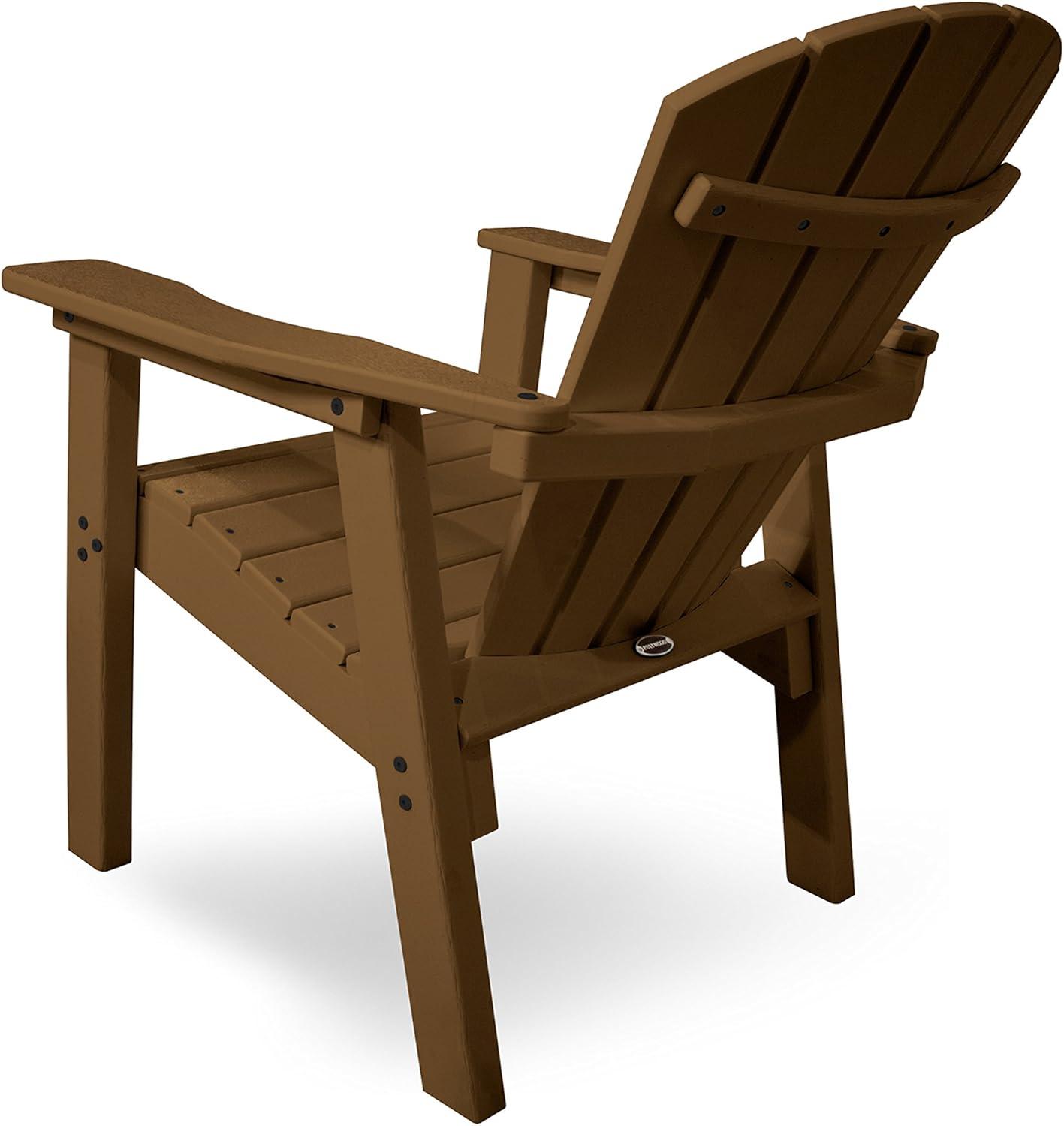 image:imagePOLYWOOD SHD19WH Seashell Casual Chair WhiteTeak
