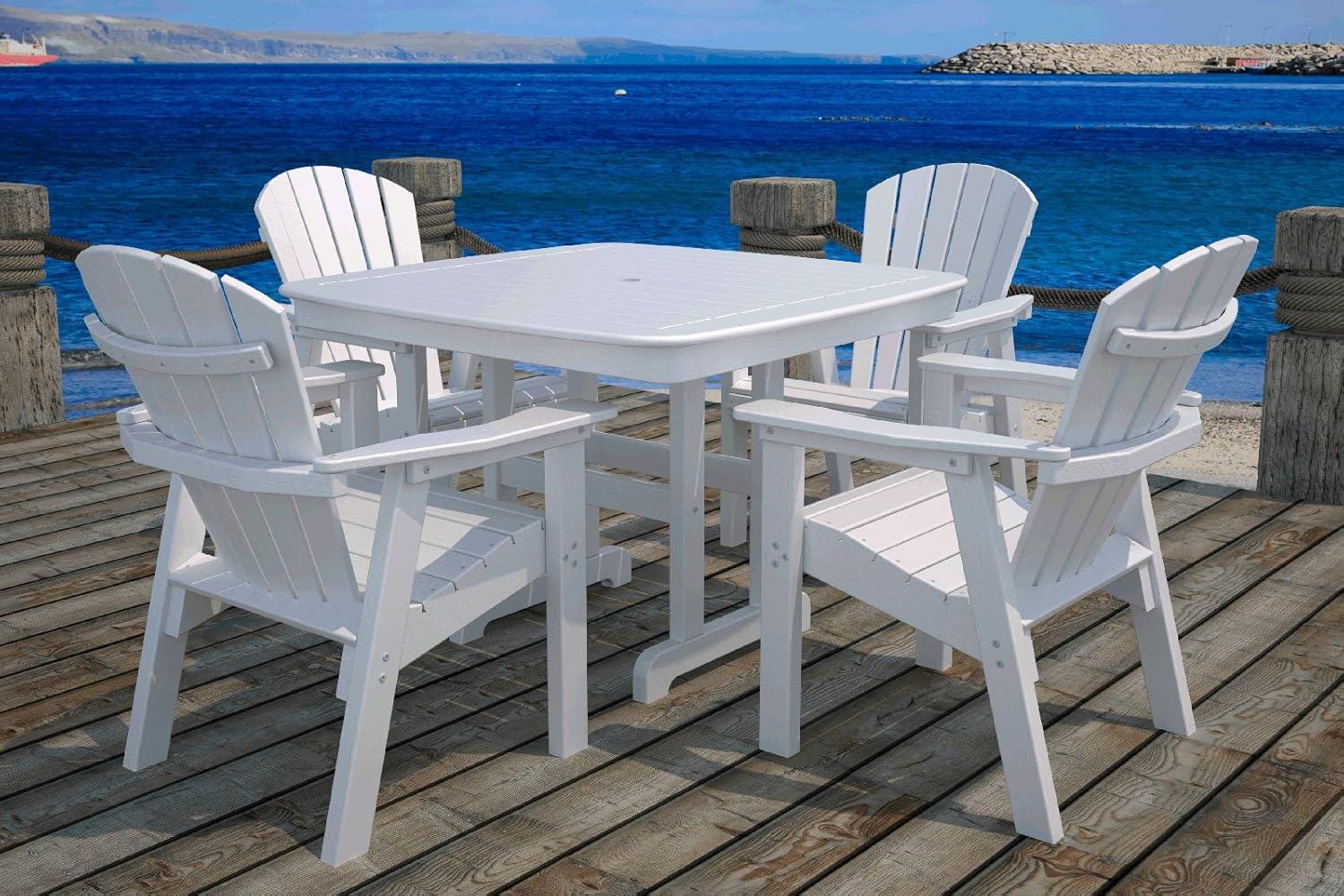 image:imagePOLYWOOD SHD19WH Seashell Casual Chair WhiteWhite