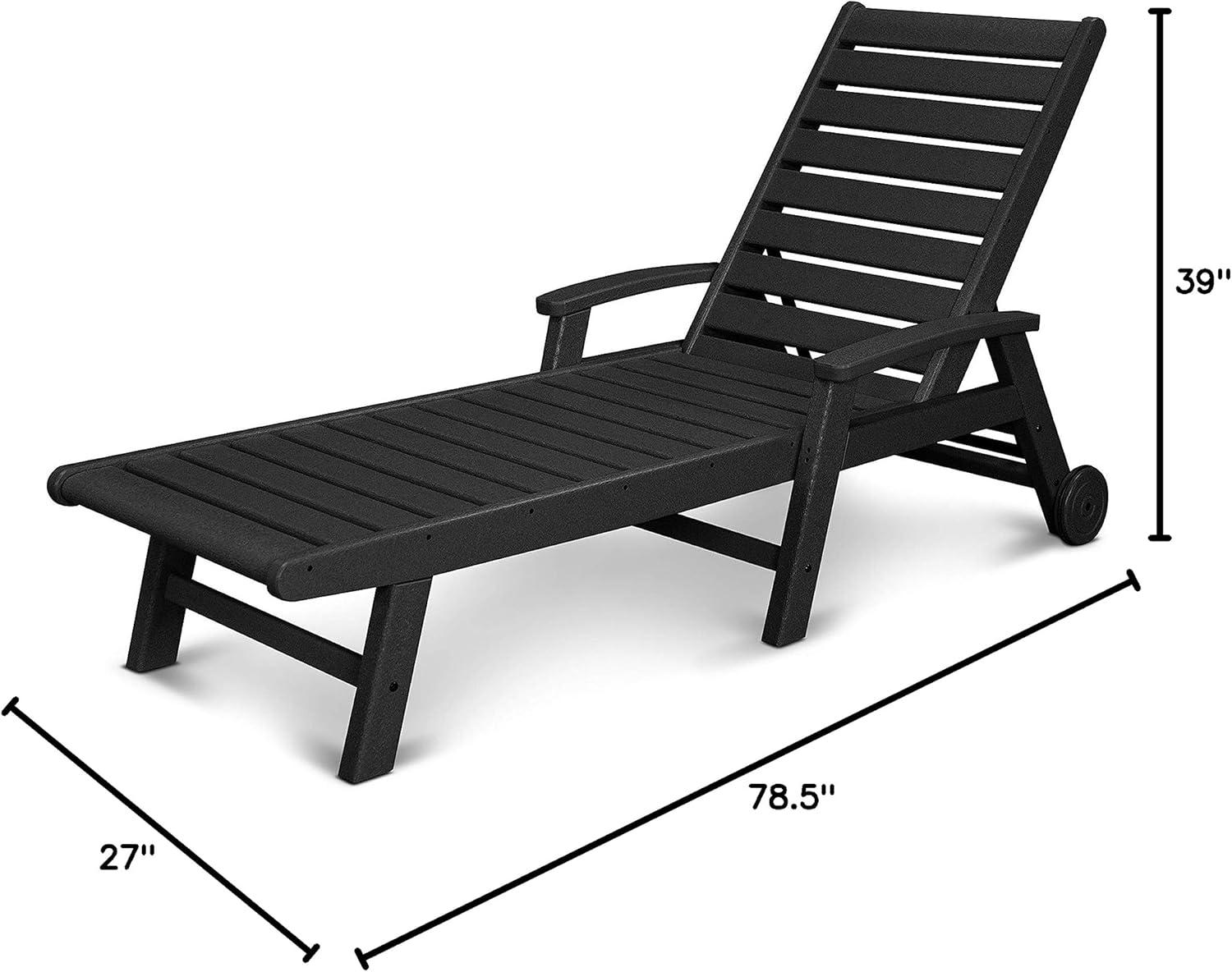 image:imagePOLYWOOD Signature Chaise BlackBlack