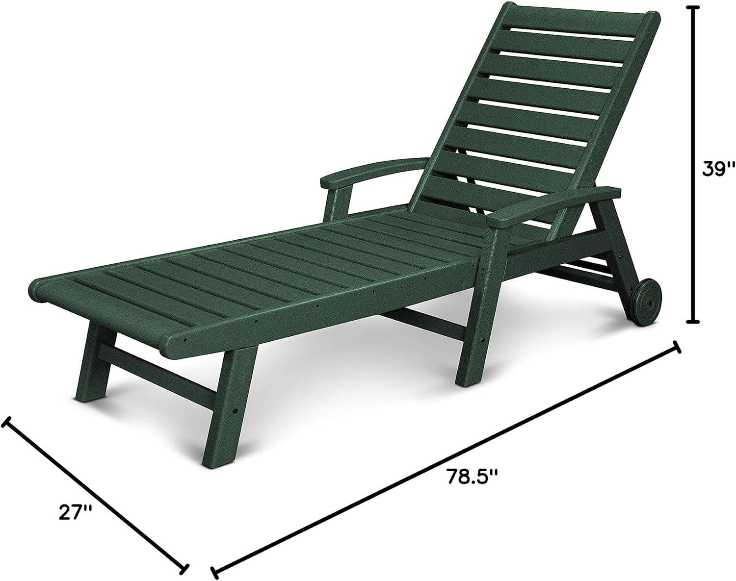 image:imagePOLYWOOD Signature Chaise BlackGreen