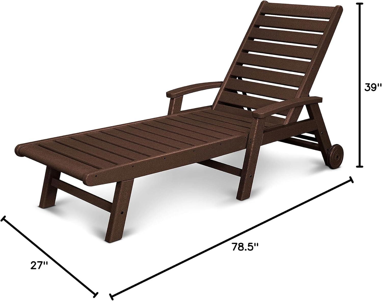 image:imagePOLYWOOD Signature Chaise BlackMahogany