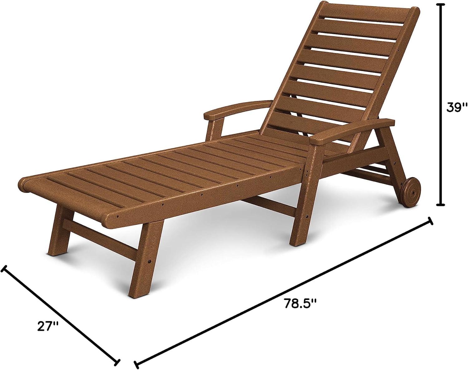 image:imagePOLYWOOD Signature Chaise BlackTeak