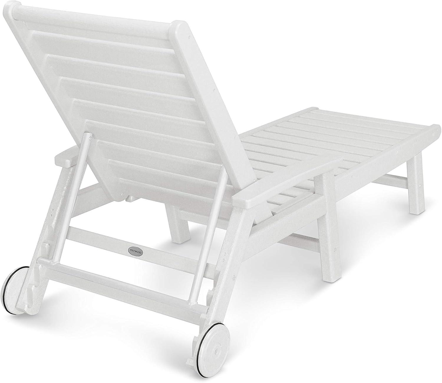 image:imagePOLYWOOD Signature Chaise BlackWhite