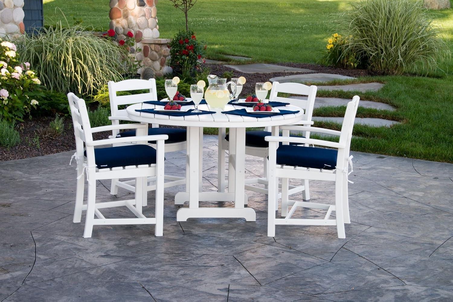 image:imagePOLYWOOD TD200WH La Casa Caf Dining Arm Chair White