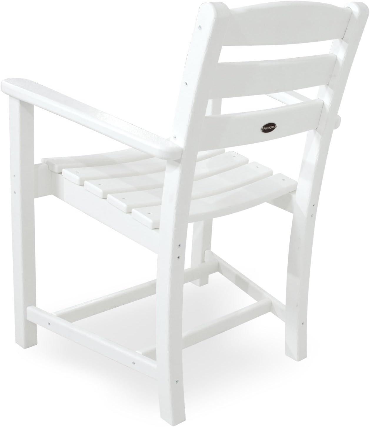image:imagePOLYWOOD TD200WH La Casa Caf Dining Arm Chair White