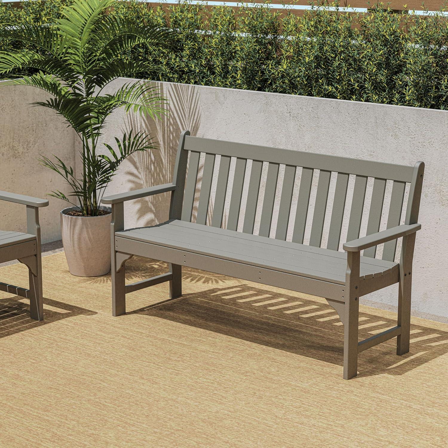 image:imagePOLYWOOD Vineyard 60 BenchSlate Grey