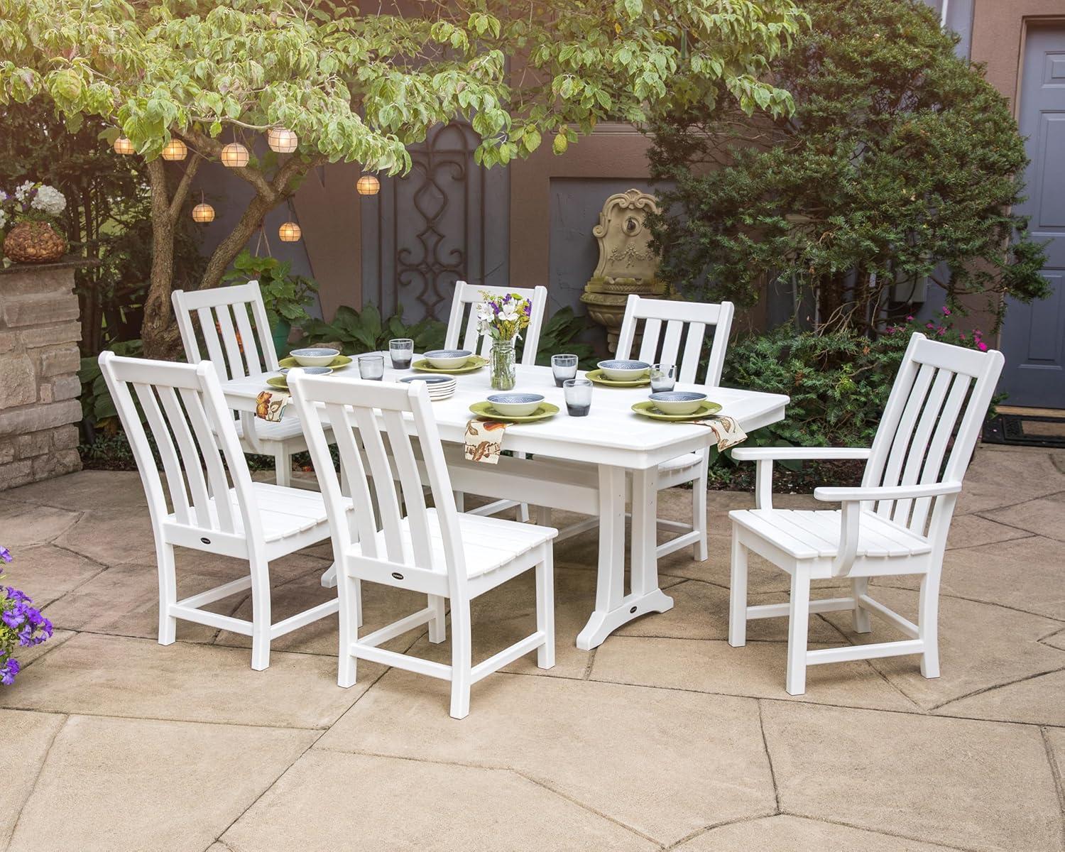 image:imagePOLYWOOD Vineyard Dining Arm Chair BlackWhite