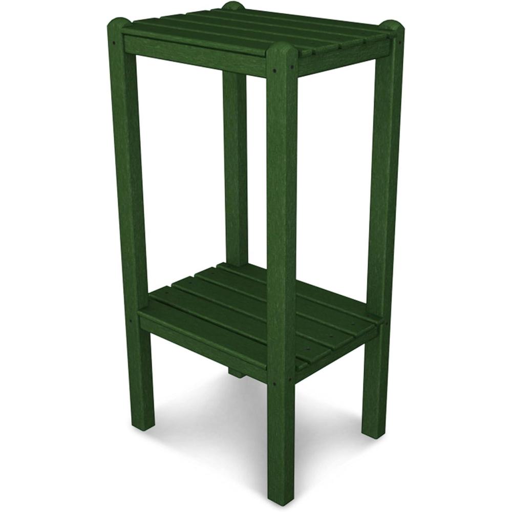 image:imagePOLYWOOD 2Shelf Bar Side Table SandGreen