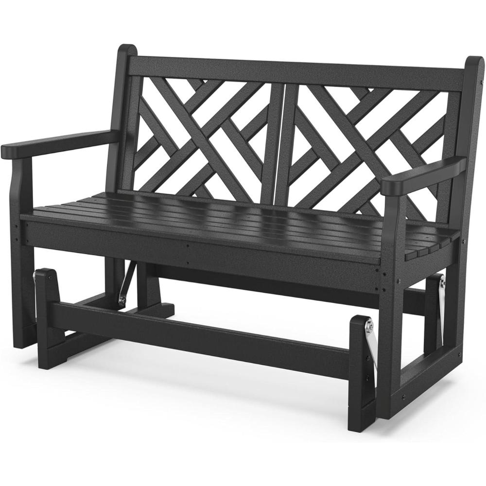 image:imagePOLYWOOD CDG48TE Chippendale Glider TeakBlack