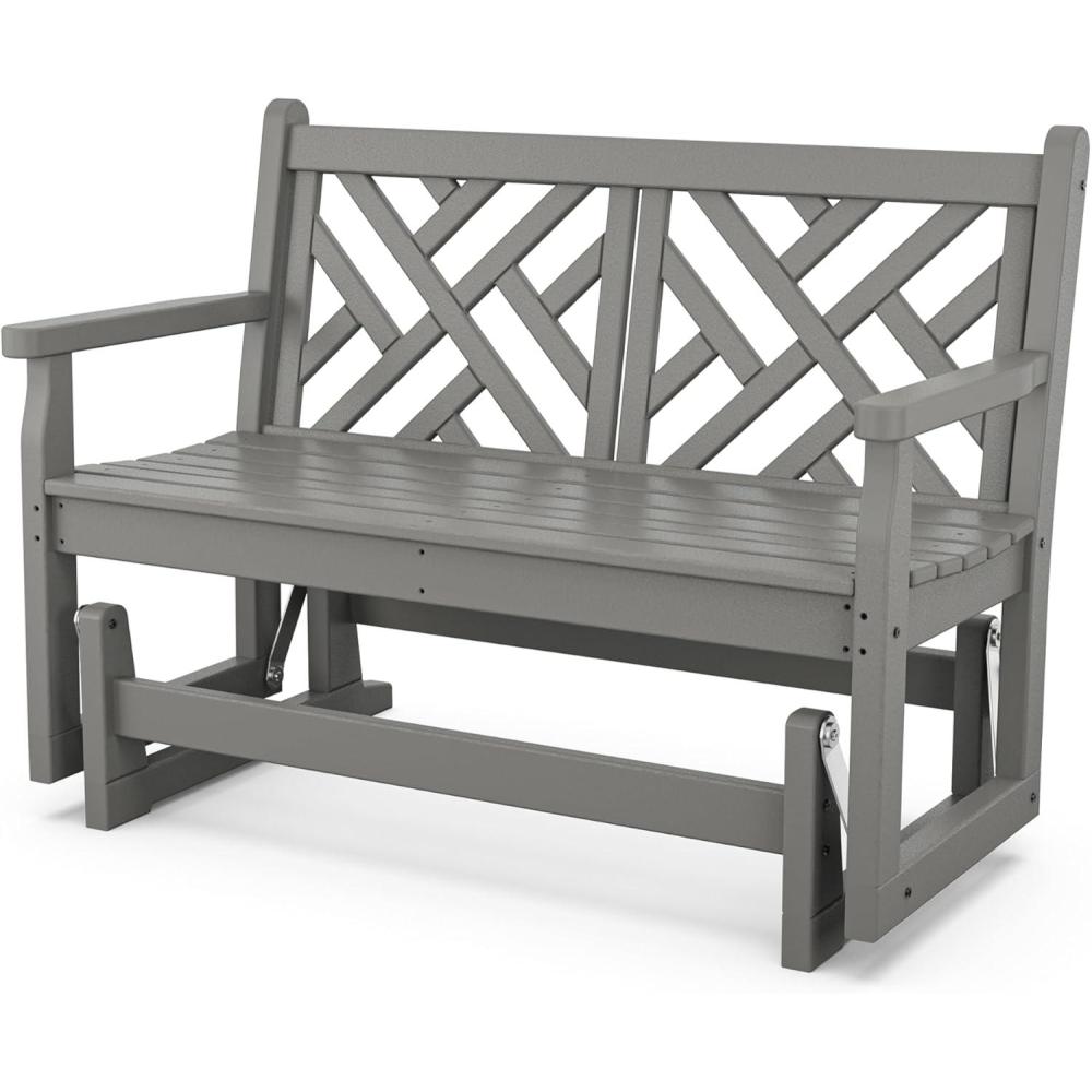 image:imagePOLYWOOD CDG48TE Chippendale Glider TeakSlate Grey
