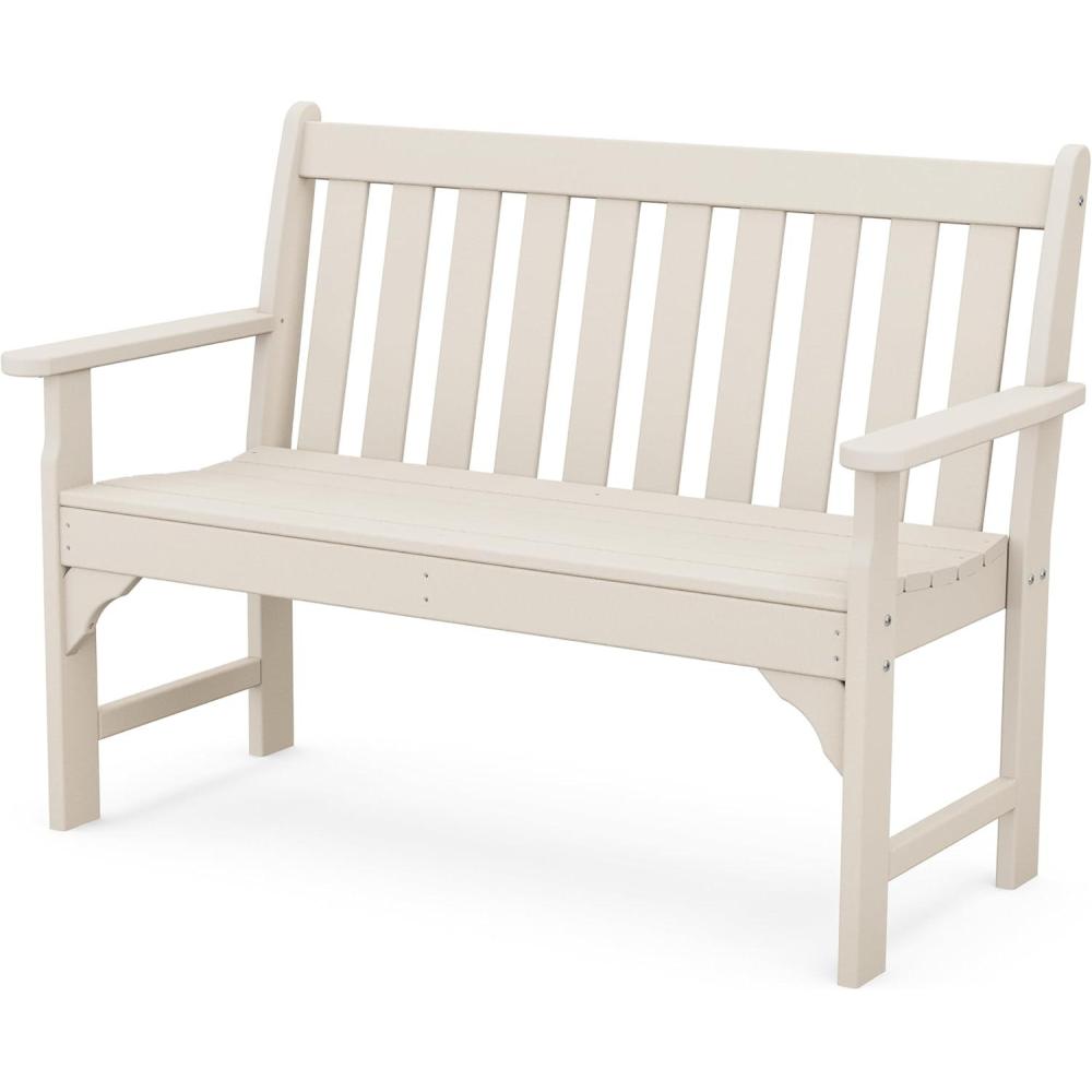 image:imagePOLYWOOD GNB48BL Vineyard 48 Bench BlackSand