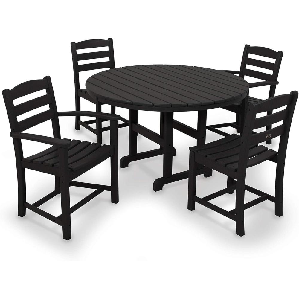 image:imagePOLYWOOD La Casa Caf Dining Set WhiteBlack