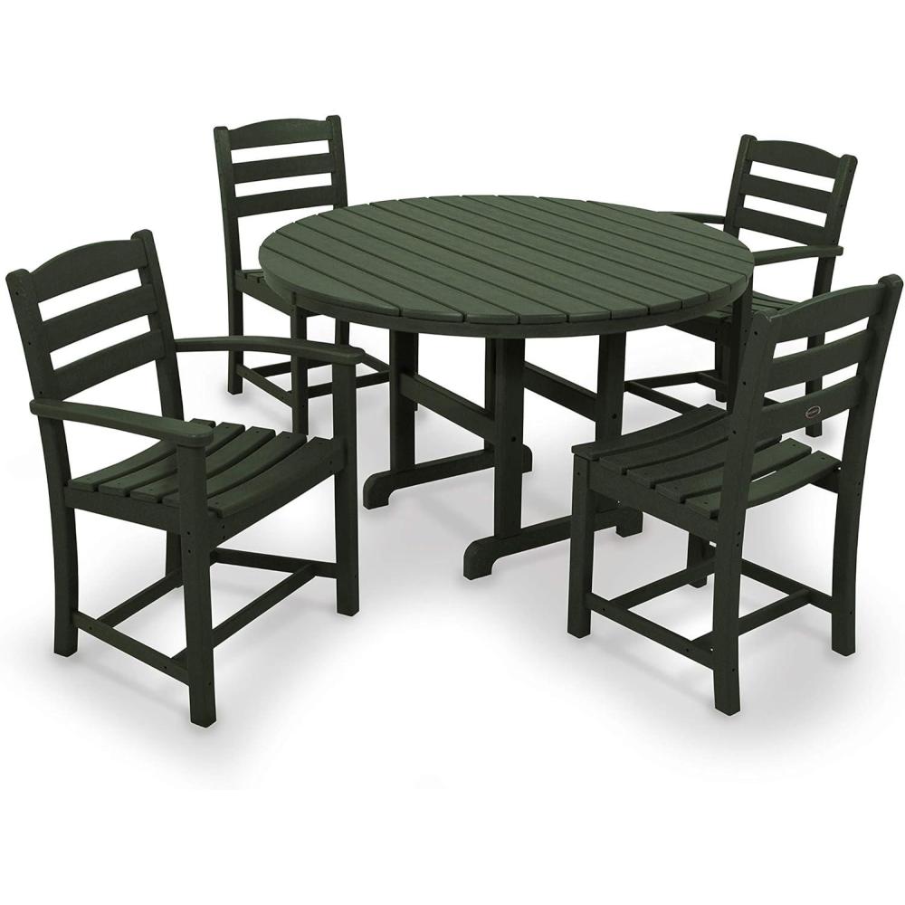 image:imagePOLYWOOD La Casa Caf Dining Set WhiteGreen