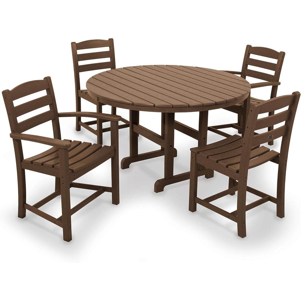 image:imagePOLYWOOD La Casa Caf Dining Set WhiteTeak