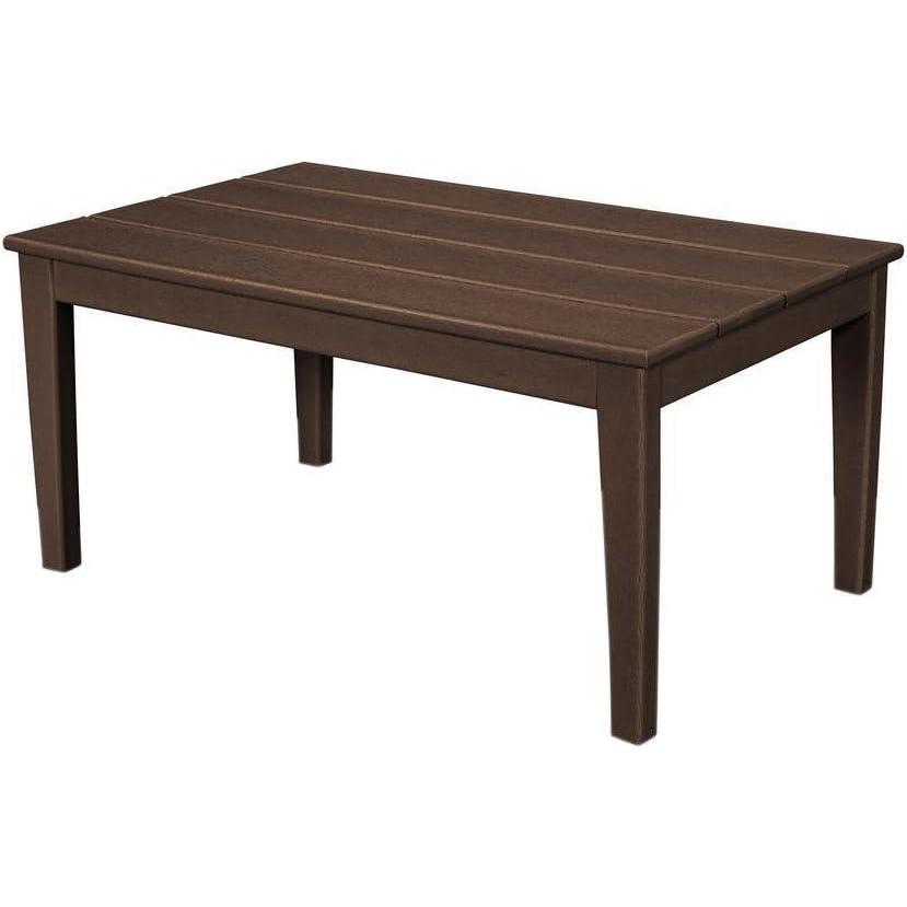 image:imagePOLYWOOD Newport 22 x 36 Coffee Table Slate GreyMahogany
