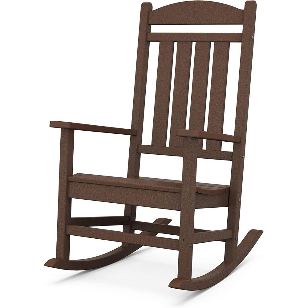 image:imagePOLYWOOD Presidential Rocking Chair in Slate GreyMahogany