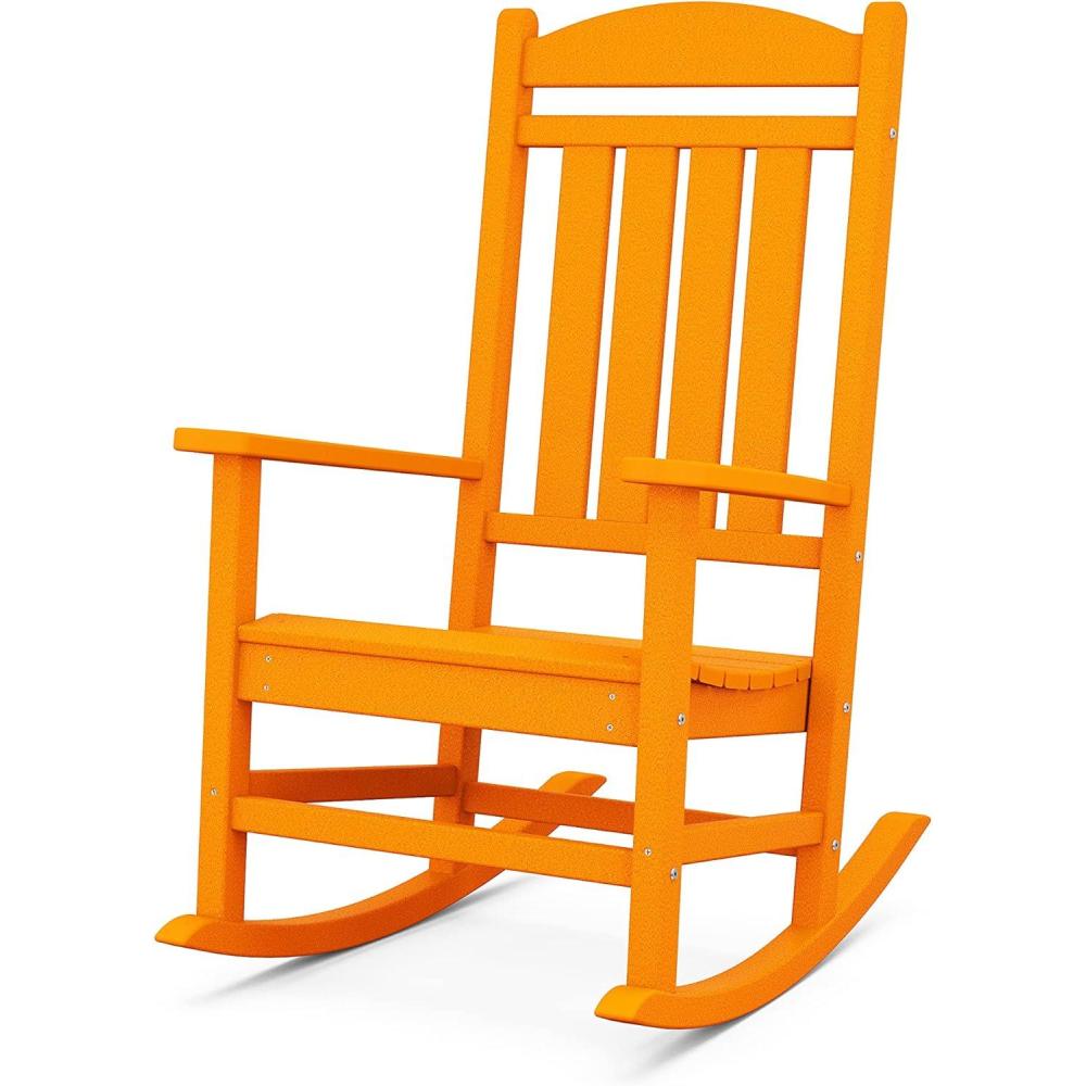 image:imagePOLYWOOD Presidential Rocking Chair in Slate GreyTangerine