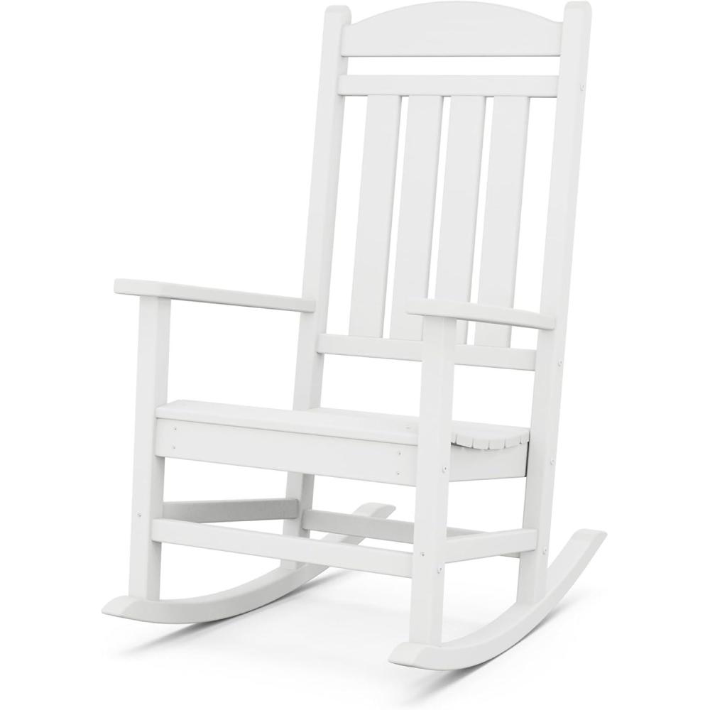 image:imagePOLYWOOD Presidential Rocking Chair in Slate GreyWhite