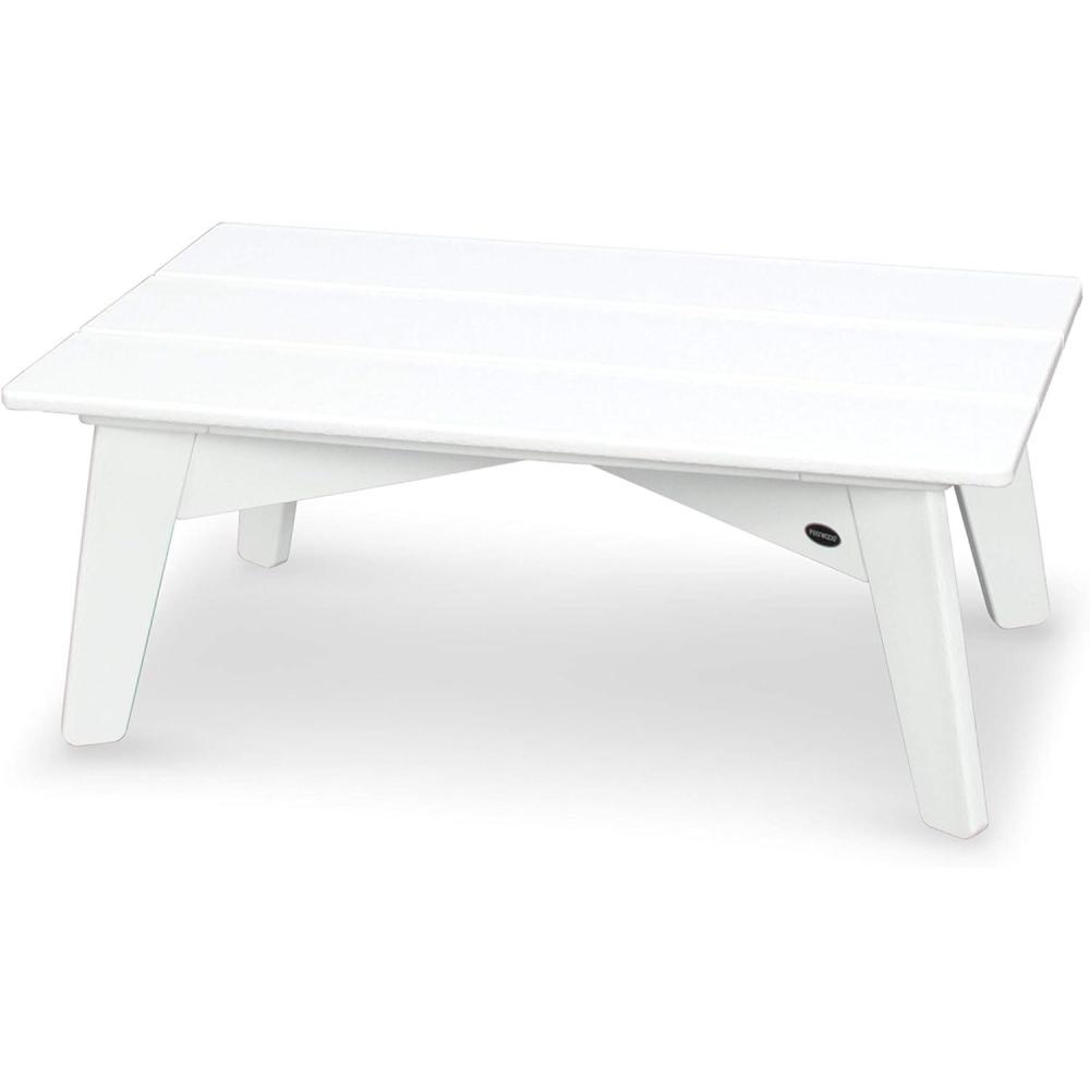 image:imagePOLYWOOD Riviera ConversationCoffee Table WhiteWhite