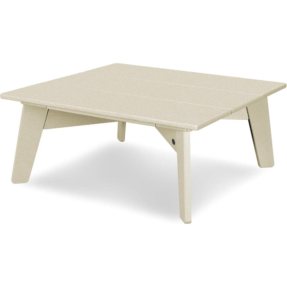 image:imagePOLYWOOD Riviera Modern Conversation Table in Slate GreySand