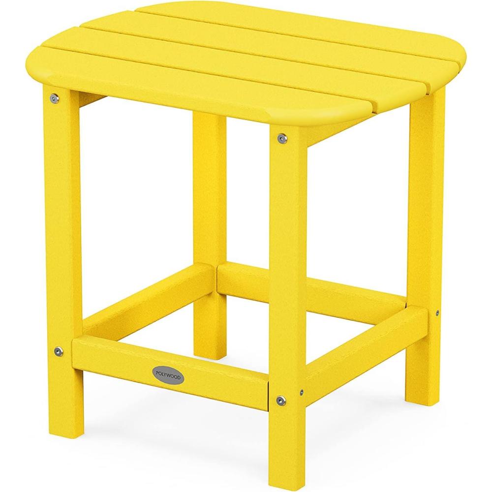 image:imagePOLYWOOD SBT18WH South Beach 18 Outdoor Side Table WhiteLemon