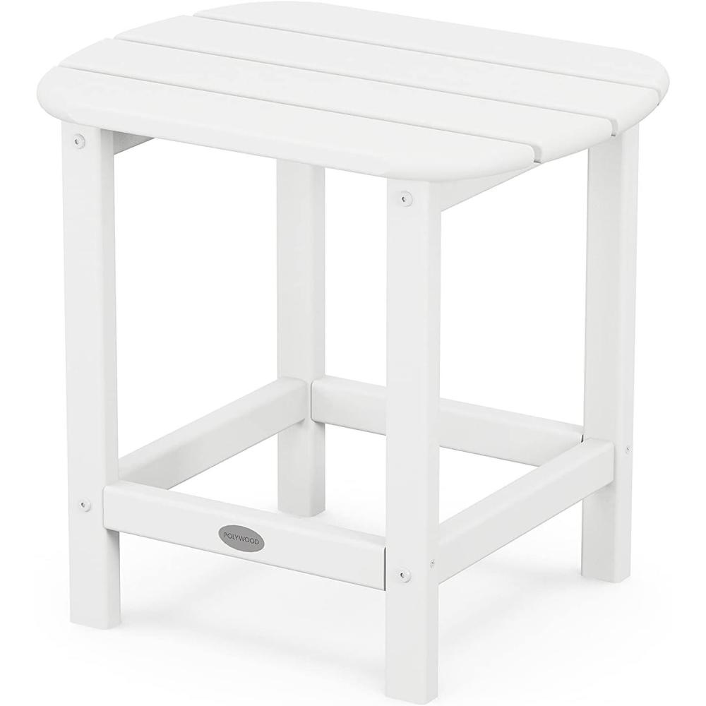 image:imagePOLYWOOD SBT18WH South Beach 18 Outdoor Side Table WhiteWhite