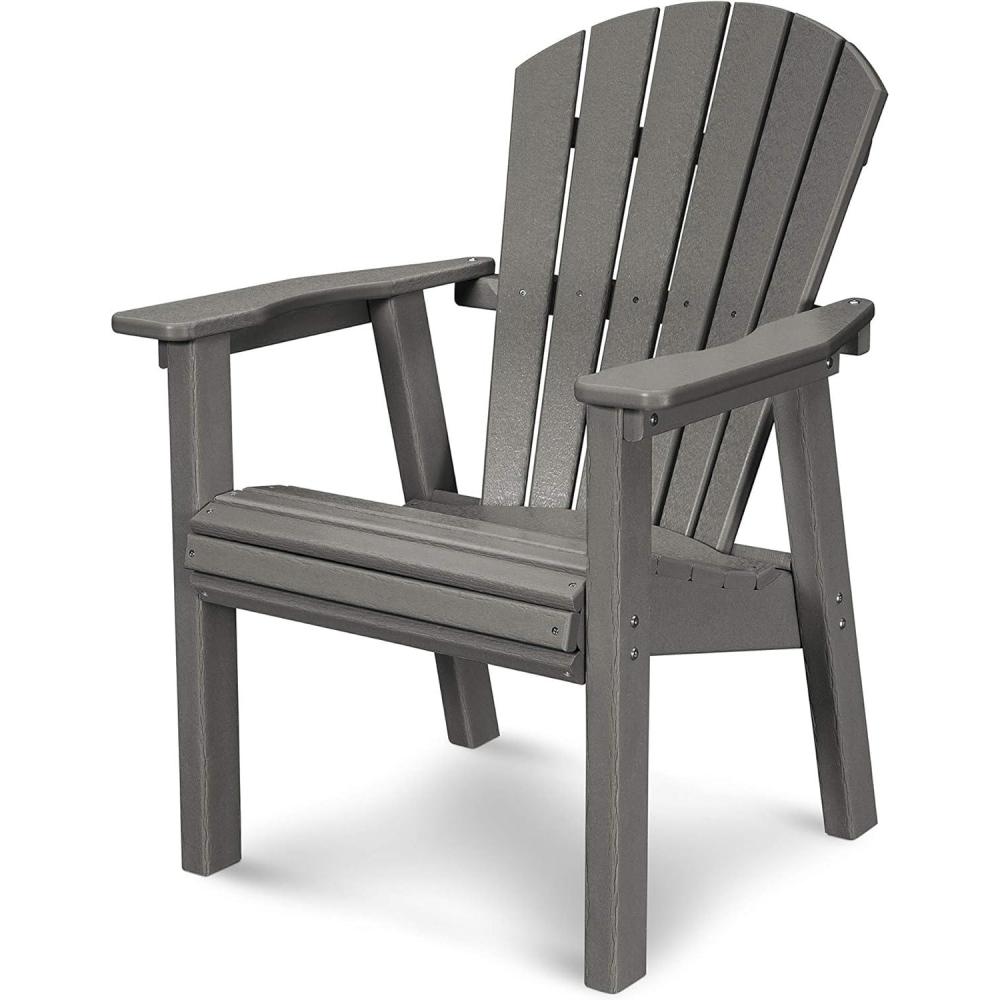 image:imagePOLYWOOD SHD19WH Seashell Casual Chair WhiteSlate Grey