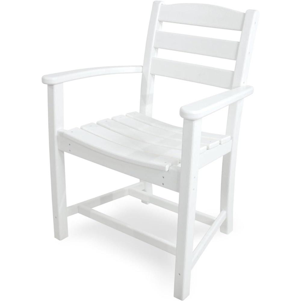 image:imagePOLYWOOD TD200WH La Casa Caf Dining Arm Chair White
