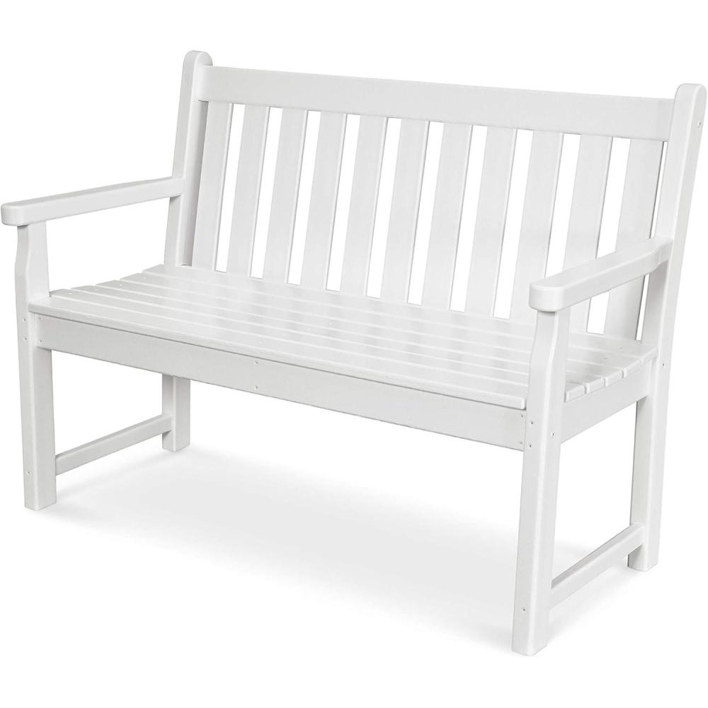 image:imagePOLYWOOD TGB48WH Traditional Garden 48 Bench WhiteWhite
