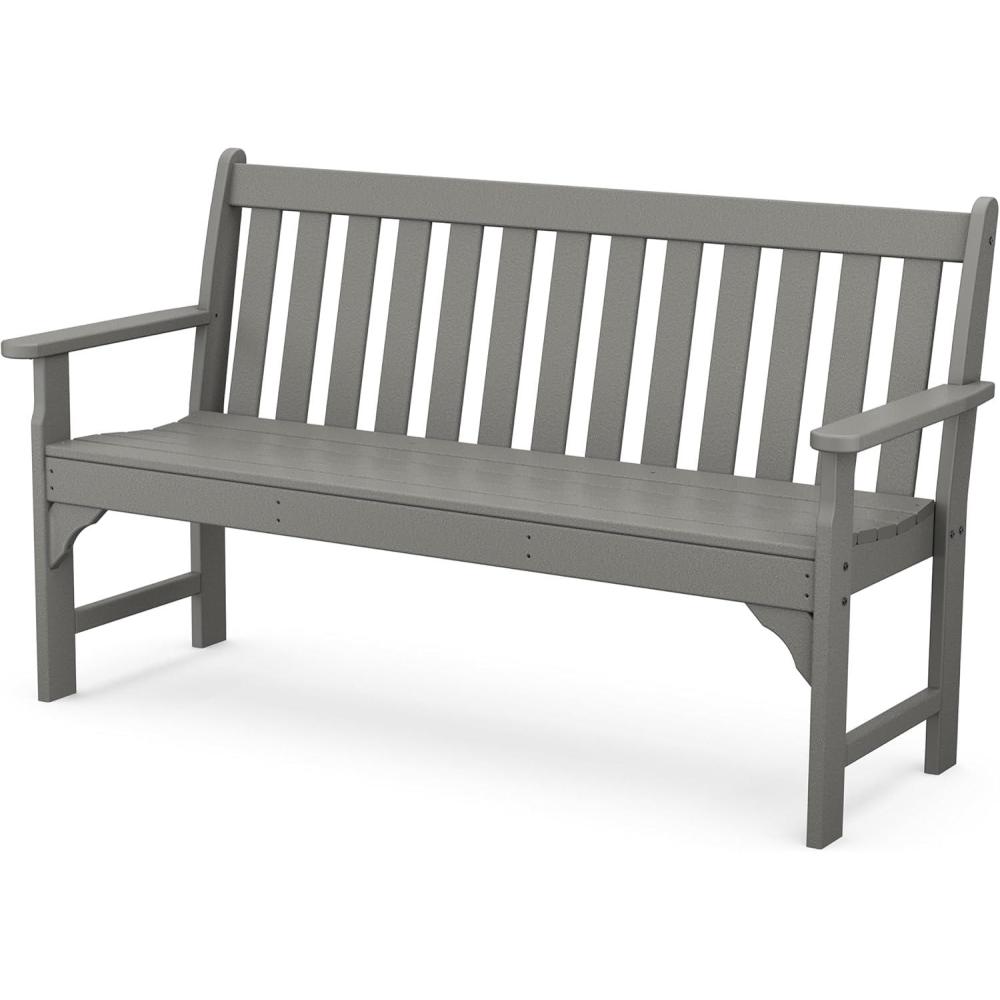 image:imagePOLYWOOD Vineyard 60 BenchSlate Grey