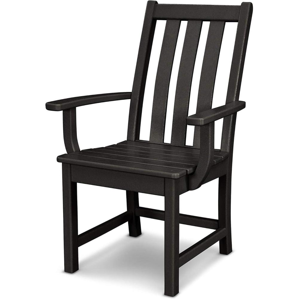 image:imagePOLYWOOD Vineyard Dining Arm Chair BlackBlack