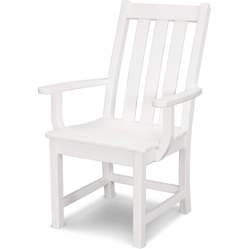 image:imagePOLYWOOD Vineyard Dining Arm Chair BlackWhite